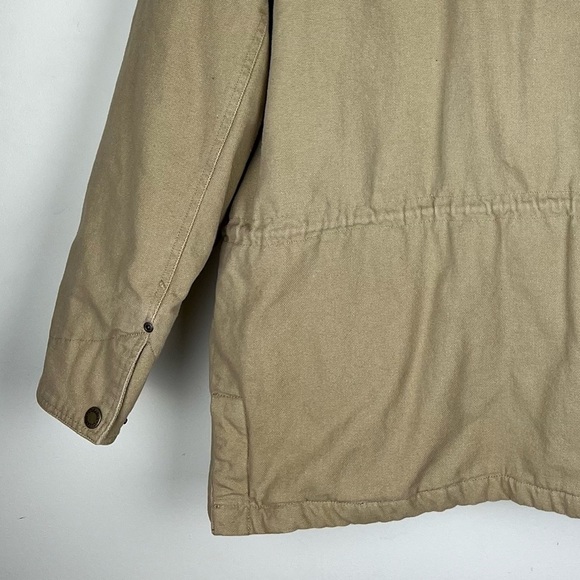 Cabela’s | Canvas Chore Barn Coat Fleece & Quilted Lined Tan | L - Picture 6 of 16